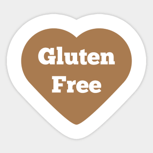 Gluten Free Heart Sticker